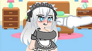 Yo, Aku dan Kawan Perempuan Terbaik Aku Menari dan Kongkek dengan Batang Besar Lelaki di Gacha Club