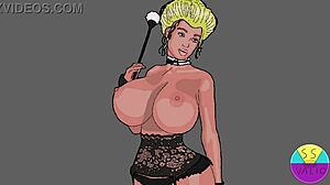 what's behind this cartoon compilation with big tits tempting every viewer?