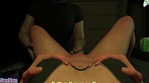 Watch the girl get her ass fucked hard! I cum all over her back with lots of sperm!