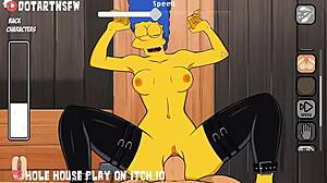 Missionary Desk Anal with Squirting Orgasms and Creampie Compilation in Hole House Game