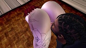 Intense interracial creampie passion