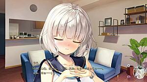 In the anime hentai story, Yae Yaesawa dives into her intense study session in scene 6