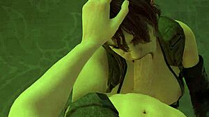 安静接受大鸡巴吸吮和真面部射精 3D本子动画