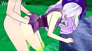 Vivian loses her virginity in intense squirting session from Zenless Zone Zero