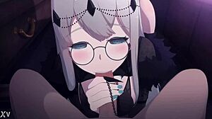 Susia bátran szopja a farkadat ebben a hentai játék jelenetben intenzív orális anime akcióval