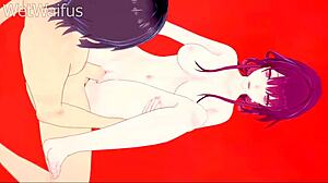 Кафка пульсирует киской на члене пасынка в хентай сексе Honkai Star Rail