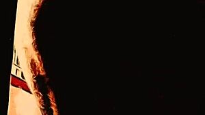 หมาป่าชั่วจุดไฟในสนามเด็กเล่นการผจญภัยการ์ตูน