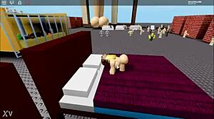 Feeling Every Moment of Intense Anal Sex in Roblox Night