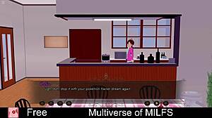 oh mommy, let's explore this erotic multiverse of milfs together in the hentai game