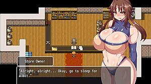 Rathi The Rookie Knight Sucks Big Bunny Tits In Intense Blowjob Action