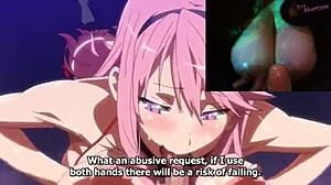Hot Idol Contest unfolds in Imaria episode 2. A chubby wife with big boobs stuns on webcam while watching hentai on Ivyadventure.