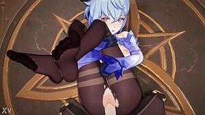I uh love watching ganyu in missionary position from genshin impact 3d hentai animation