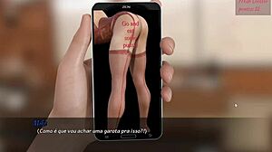 Intense bathroom blowjob with Amber ends in creampie