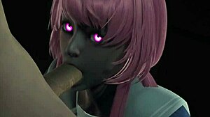 Mirai Nikki Yuno Gasai Riding Wild in Bondage Scene. I’m So Into This Cowgirl Moment!