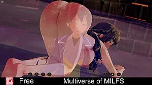 oh mommy, let's explore this erotic multiverse of milfs together in the hentai game