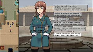 好吧，既然找不到她，我就干了这个性欲旺盛的随机女人，大奶子可爱服装，3D肥鸡巴射在怪物鸡巴上，在imperial gate keeper part 13