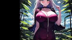 Big Tits Milf HANDJOB in Homemade Asian Japanese Hentai Presentation