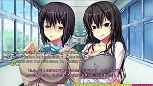 Damn! Manami's lust explodes in Tenioha 2 end route. Taking my bitch for a rough walk outdoors!