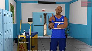 Intense blowjob in bathroom leading to creampie and cum on Amber