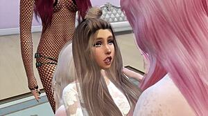 네 레즈비언 여자들 스트래폰 블로우잡 도기스타일 그룹 섹스 특별한 밤 사랑해