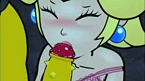 bowser and peach in superstar sexting with kinky alternate route by drybonex game