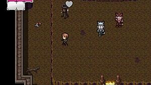 Intensivt besegrar och stöter sista bossens våta fitta i zombies retreat hentai spel del 14