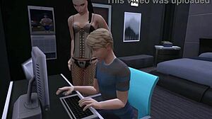 Ωχ ρε, την απάτησα και γάμησα την καυτή μητριά της σε cowgirl