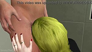 Space Lovers JUICY Blowjob in Outer Space with Big Tits Cute Outfit 3d Animation