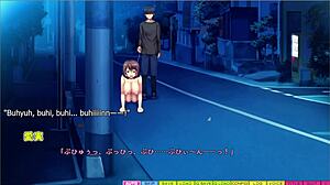 Damn! Manami's lust explodes in Tenioha 2 end route. Taking my bitch for a rough walk outdoors!