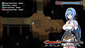 สำรวจถ้ำเพื่อทำลายคริสตัลในเกมอัศวินฝันร้ายตอนที่ 7