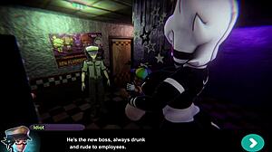 Мамочка доминирует с большими сиськами и жопой в Fap Nights at Frennis 2 хентай