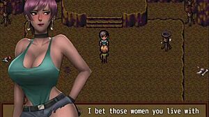 Intensely defeating and pounding final boss's wet pussy in zombies retreat hentai game part 14