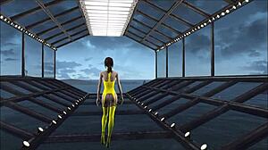 Hey, check out this Fallout 4 fashion show with teen flair!