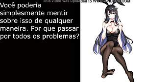 mai sakurajima te humilha com pés femdom, pronto pra falhar no nut november?