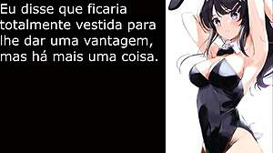 mai sakurajima te humilha com pés femdom, pronto pra falhar no nut november?