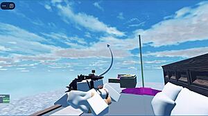 Толстая шлюха с большой жопой и сиськами скачет на монстр хуе, пока ее жестко трахают в кондо Роблокс