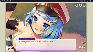 girl mist train x finchley ss rank scene 1 in anime train setting