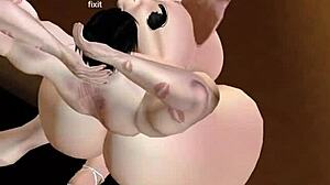 I pound that big ass slut's holes with my monster cock