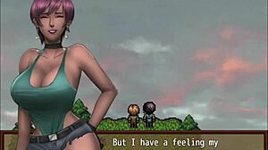 Intensivt besegrar och stöter sista bossens våta fitta i zombies retreat hentai spel del 14