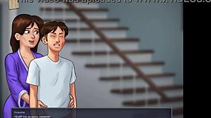 Summertime Saga 57 Shows Big Tits Milf Riding Teen's Monster Cock in Erotic Action