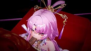 היי, תבדוק את הדמויות האלה מהונקאי סטאר רייל בפעולות 3D הנטאי MMD פרועות.