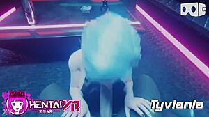 Elisa Delivers Intense Blowjob in VR with Moaning, Choking, and Deepthroat Action