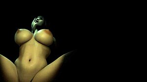 2b from nier automata stars in a steamy animation with huge cock action