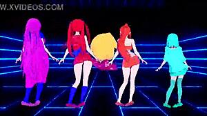 Эй, давай глянем танец призрака с Пакманом в хентае