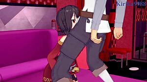 hey, wanna see megumin and kazuma satou in intense konosuba hentai sex??