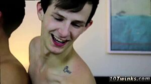 Why does bareback boy Jessie get covered in cum?