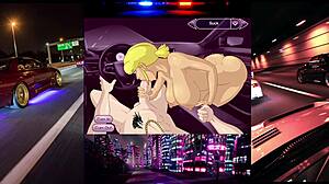 Feeling the intense blowjob race in the car