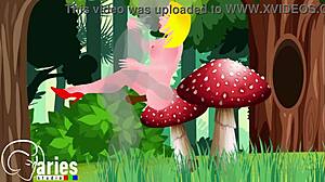 amputee hunter battles in magical forest animation