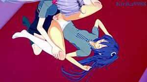 hey, wanna see tsubasa kazanari and chris yukine in intense futanari sex?