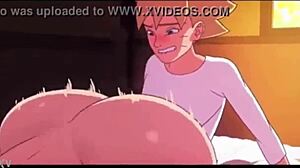 anime boruto enjoying time with his mom
